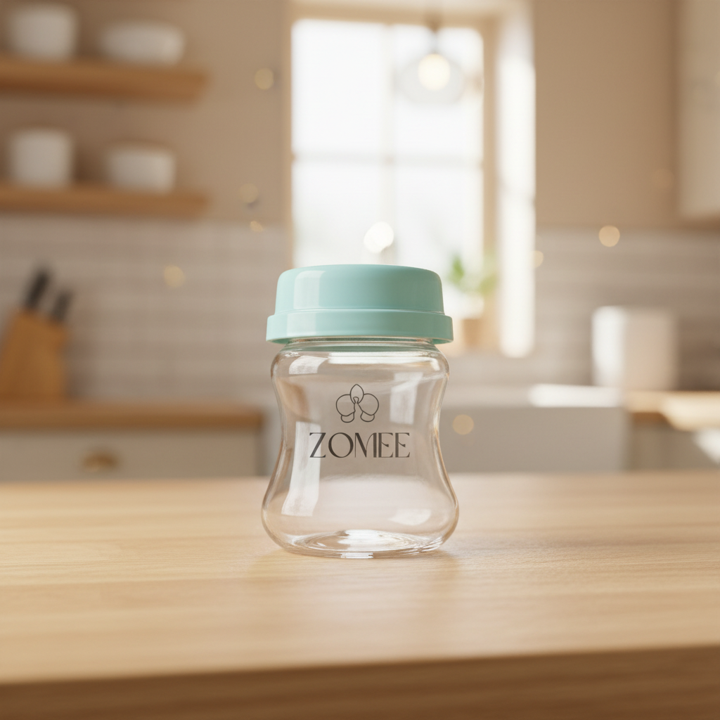 Zomee Bottle – Nipple Removed, Collar Intact