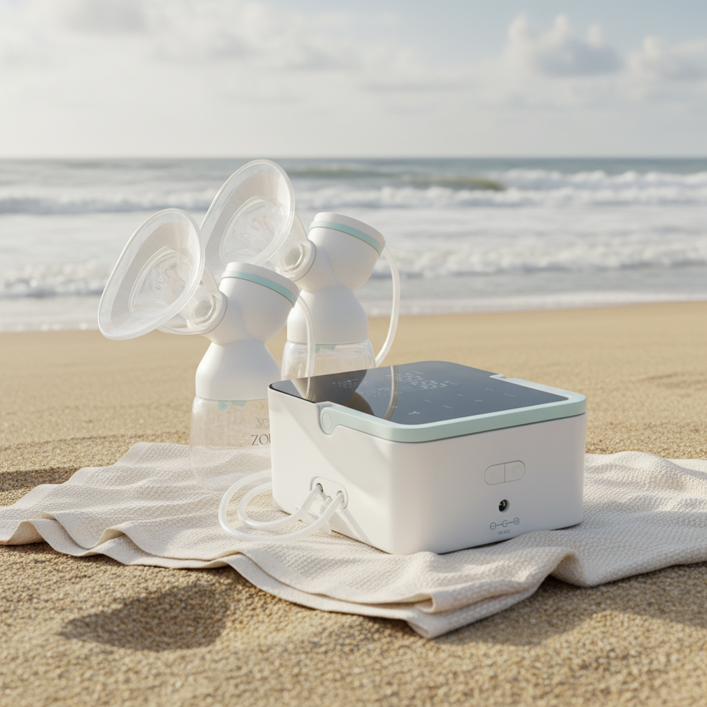 Zomee H1 Pump on Beach Mat